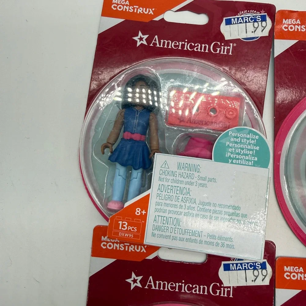 Mega Construx American Girl full set Series 2 Mini Figures Lot of 6 New